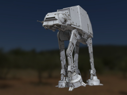  帝国ATAT步行机3d模型 