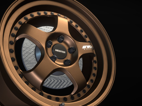  Work Meister S1 3P 轮毂3d模型 