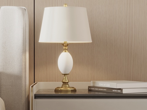  宋式新中风台灯 台灯组合 艺术台灯 异型台灯 蘑菇灯3d模型 