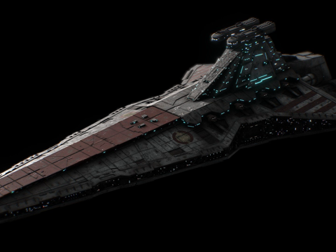  维纳托级歼星舰3d模型 