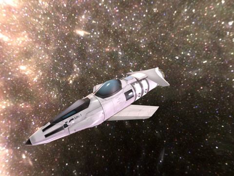  X-1微型穿梭机3d模型 