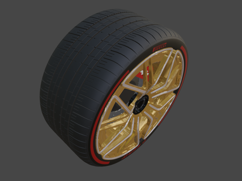  车轮-兰博基尼Sian-SDC3d模型 