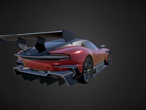  阿斯顿马丁火神3d模型 