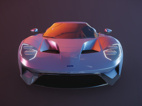  款福特GT3d模型 