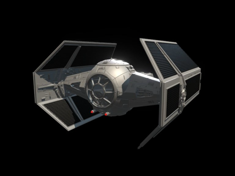  维达的钛战机3d模型 