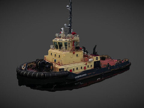  斯维策盖利维克-渔船3D扫描3d模型 