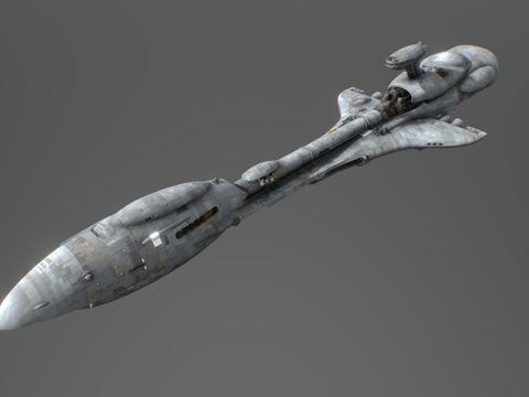  蒙卡拉马里护卫舰3d模型 