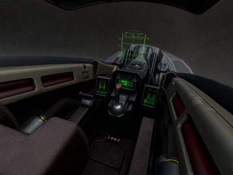  黄蜂拦截者驾驶舱3d模型 