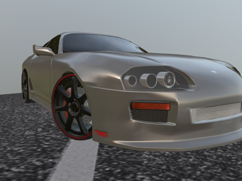  丰田Supra3d模型 