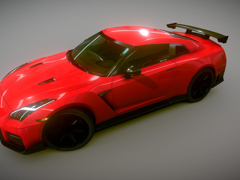  日产GT-R35 Nismo20173d模型 