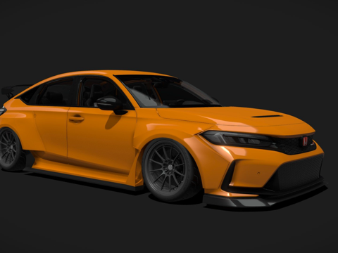  本田思域Type R FL5定制版3d模型 