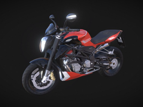 MV Agusta Brutale 1090 R型3d模型 