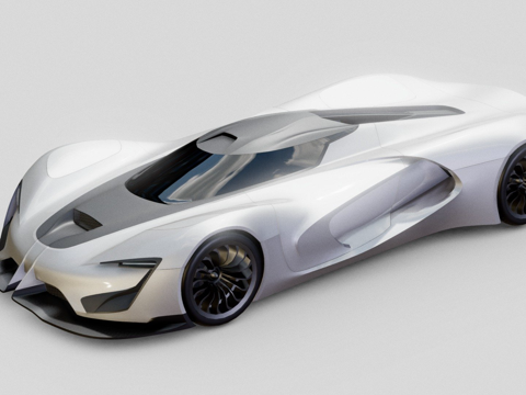  道奇SRT战斧3d模型 