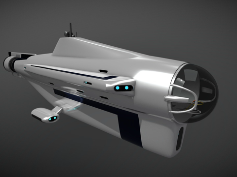  独眼巨人号深海迷航（重涂）3d模型 