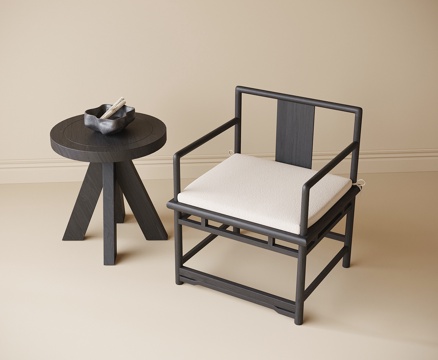 现代单椅su模型