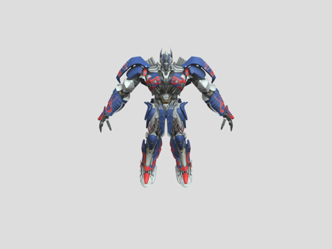  擎天柱TLK版3d模型 