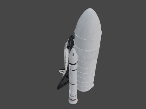  航天飞机3d模型 