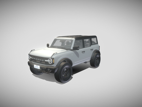  款福特Bronco Wildtrak3d模型 