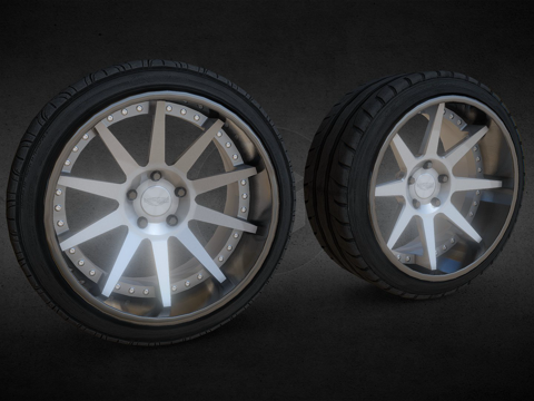  MadBul车轮3d模型 