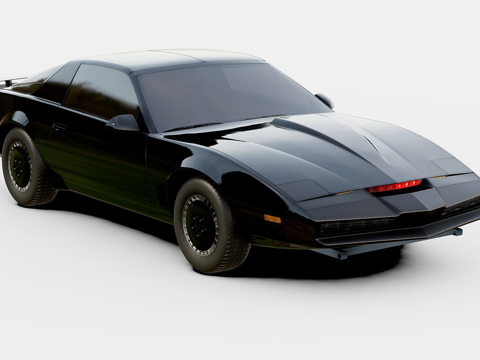  霹雳游侠KITT(超级跑车)3d模型 