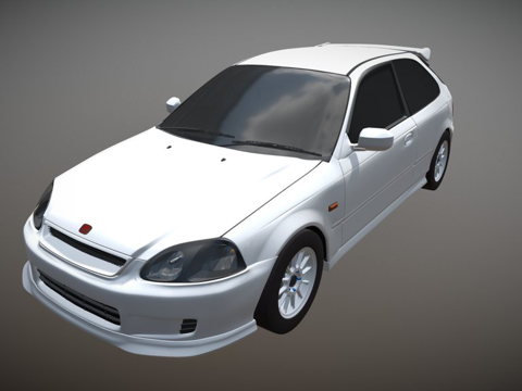  本田思域TYPE-R EK93d模型 