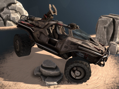  疣猪 - 公路狂怒版3d模型 