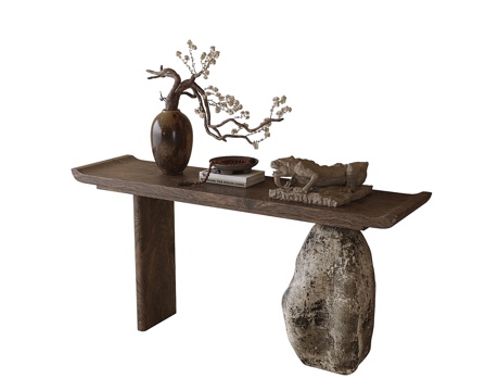  现代端景台3d模型 