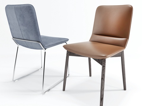  现代餐椅 椅子 单人椅3d模型3d模型 