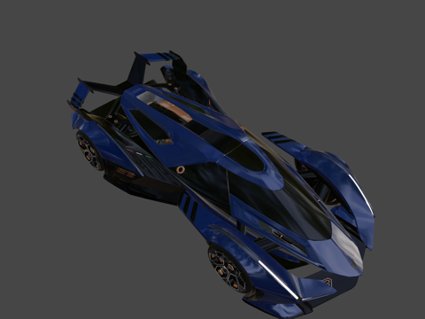  兰博基尼V12 Vision GT3d模型 