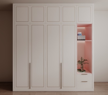 现代衣柜装饰柜3d模型