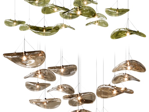  现代吊灯3d模型 