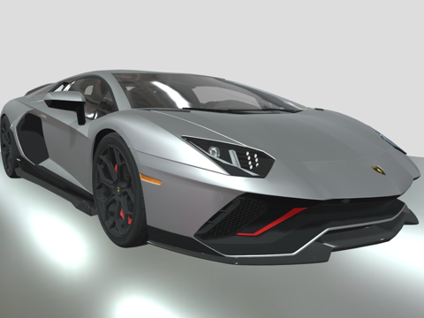 兰博基尼Aventador LP780-4终极版3d模型 