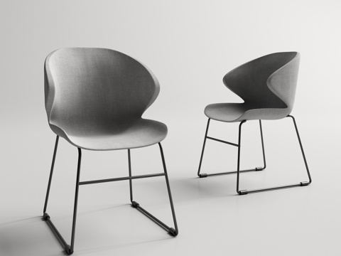  现代餐椅3d模型 