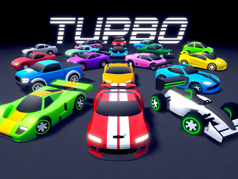  涡轮-卡通赛车3d模型 