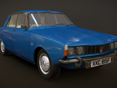  罗孚P6 2000TC低多边形3d模型 