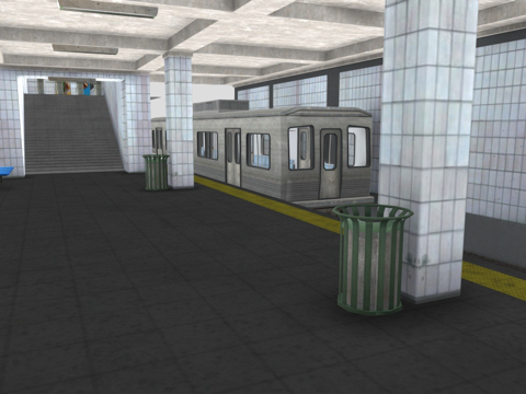  地铁3d模型 