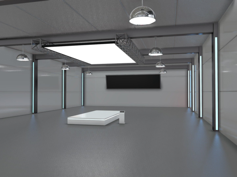  汽车展厅13d模型 