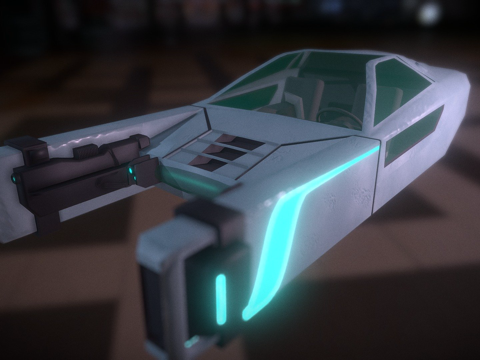  银翼杀手汽车3d模型 