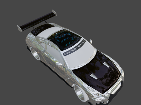  调校日产GT-R SDC3d模型 