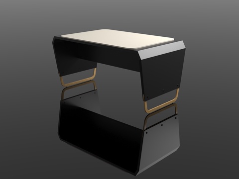  咖啡桌 操作台3d模型 