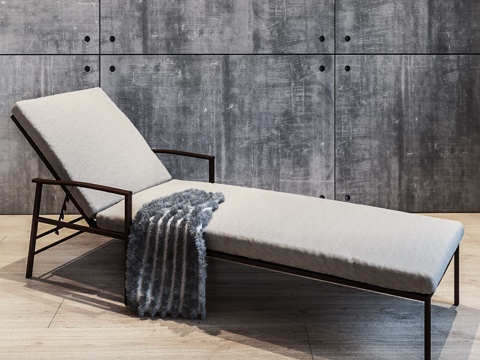  现代休闲躺椅休闲椅3d模型 