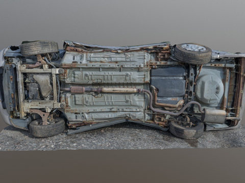  雪佛兰黑斑羚底盘3d模型 