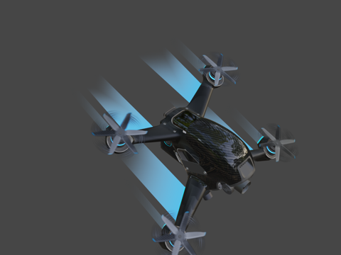  大疆FPV-SDC性能版3d模型 