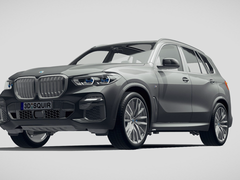  宝马X5 M运动版20193d模型 