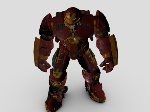  钢铁侠-浩克破坏者3d模型 