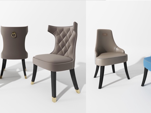  现代单椅 休闲椅3d模型 