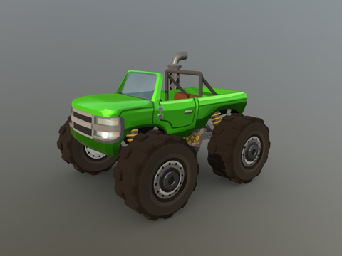  HCR2怪物卡车3d模型 