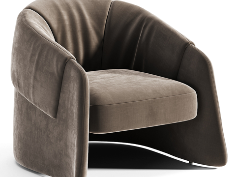  单人沙发3d模型 