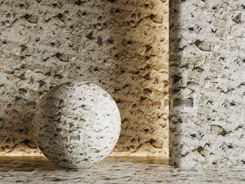  现代砖墙 青石砖墙 脏旧砖墙 仿古砖墙 工业砖墙3d模型 