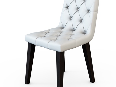  简欧餐椅 餐椅 单椅3d模型 